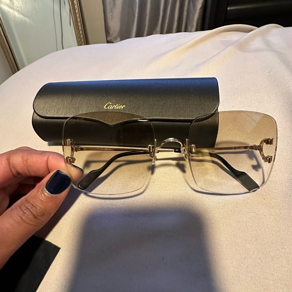 CARTIER
Gold 'C de Cartier' Sunglasses - Picture 3 of 8